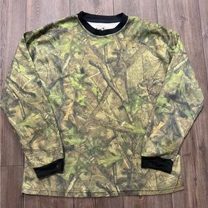 TrueTimber Men’s Large Camo Long Sleeve Shirt Thermal Lined Hunting Outdoors